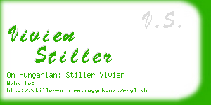 vivien stiller business card